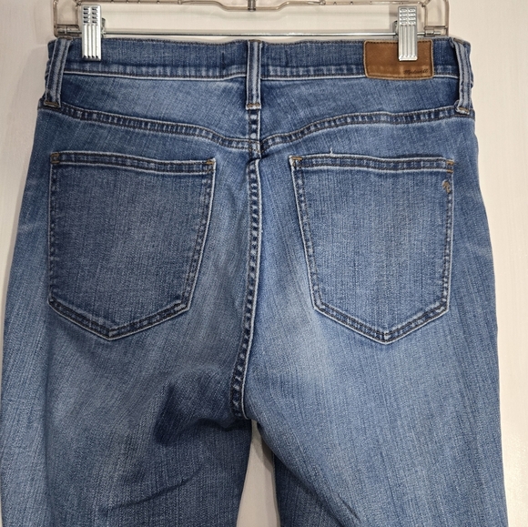 Madewell 10" High Rise Skinny Jeans Tulip Hem Sz 29 - Picture 8 of 12
